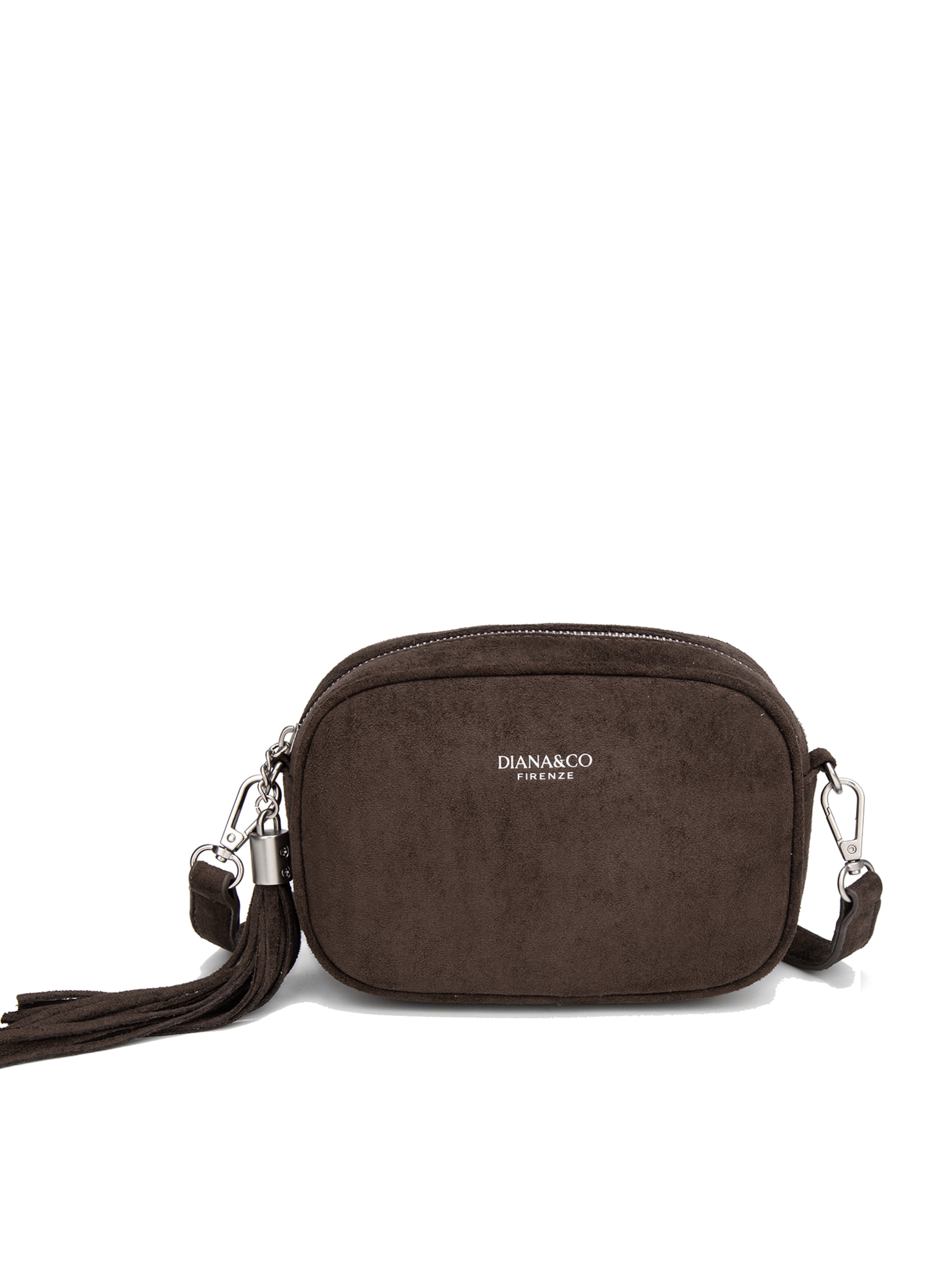 Borsa a tracolla di Diana&Co. in marrone: frontale