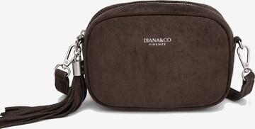 Borsa a tracolla di Diana&Co. in marrone: frontale