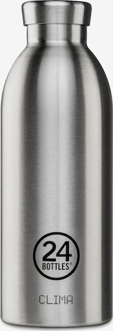 24Bottles Trinkflasche 'Clima' in Silber: Vorderseite