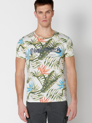 KOROSHI T-Shirt in Weiß