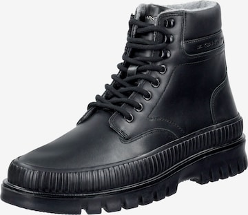 GANT - Botas com atacadores em azul: frente