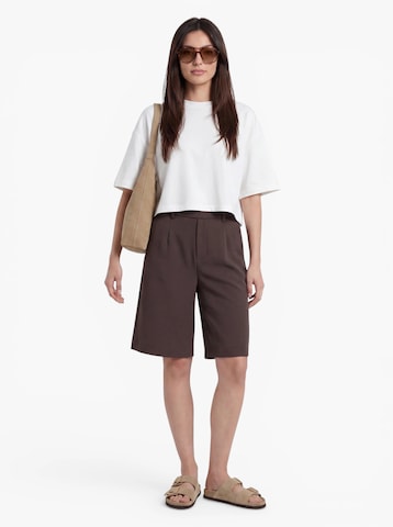 Regular Pantalon 'OBJLisa' OBJECT en marron