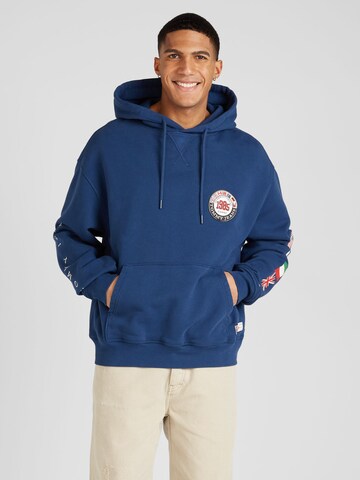 Tommy Jeans Sweatshirt 'ARCHIVE GAMES' in Blue: front