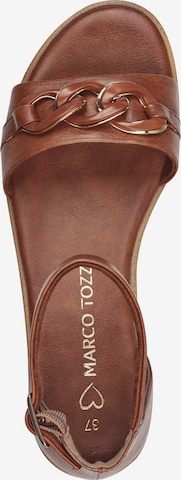 MARCO TOZZI Sandal i brun