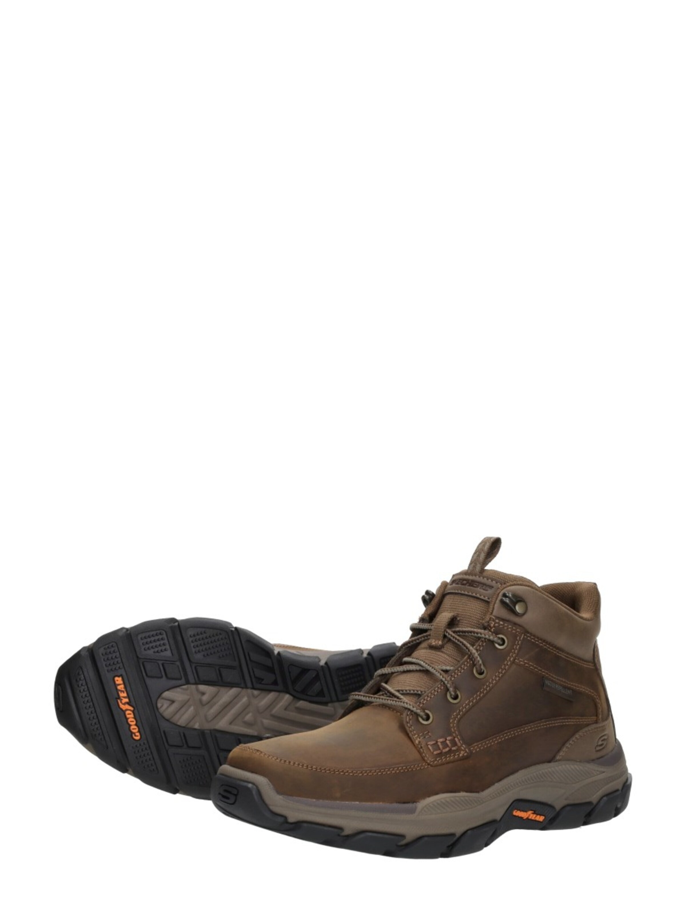 SKECHERS Veterlaarzen 'Relaxed Fit: Respected - Boswell' in Bruin
