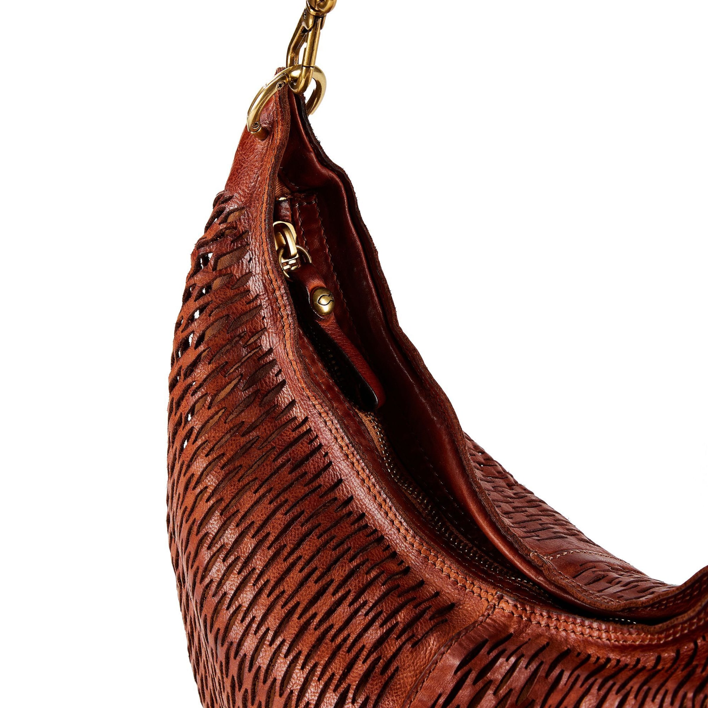 Borsa a spalla 'Anastasia' di Campomaggi in marrone