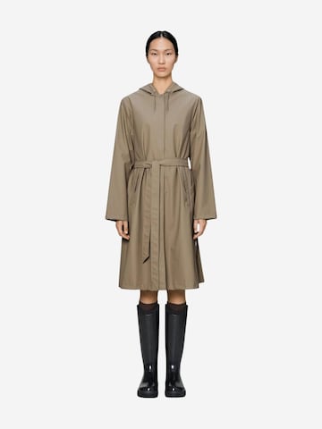 RAINS Functionele mantel 'A-Line Longer W Jcket W3 12040' in Beige