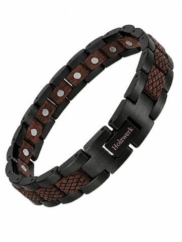 Holzwerk - Pulsera 'LANGESEE' en marrón: frente