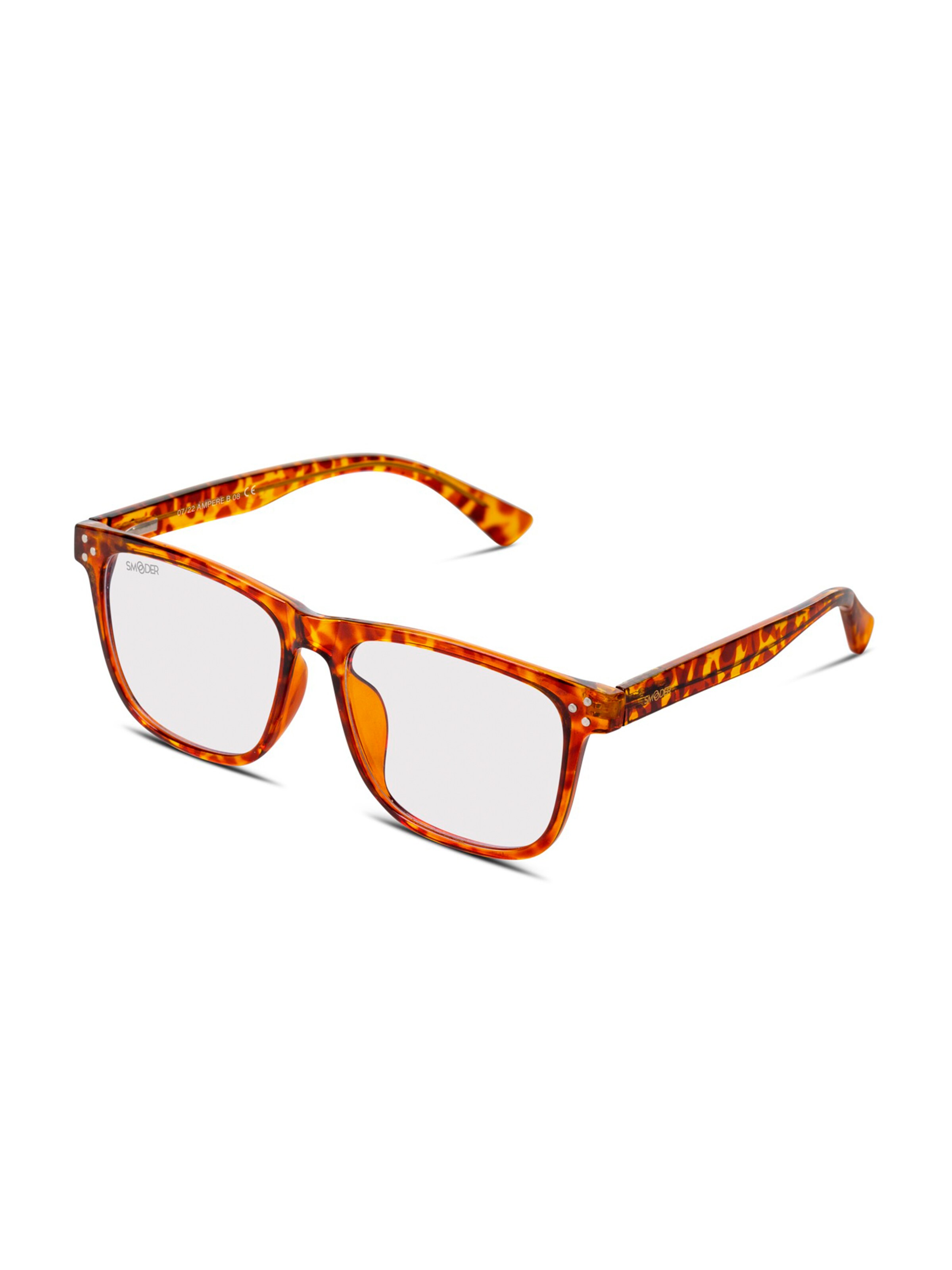 Smooder Glasses 'Ampere Blue Light' in Brown: front
