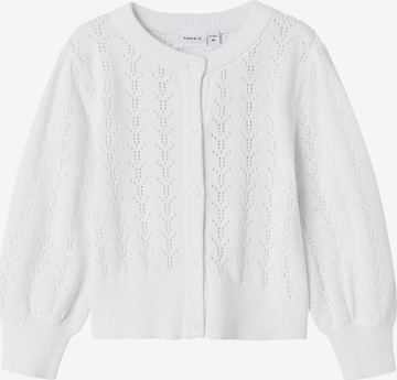 NAME IT Strickjacke in Weiß: Vorderseite
