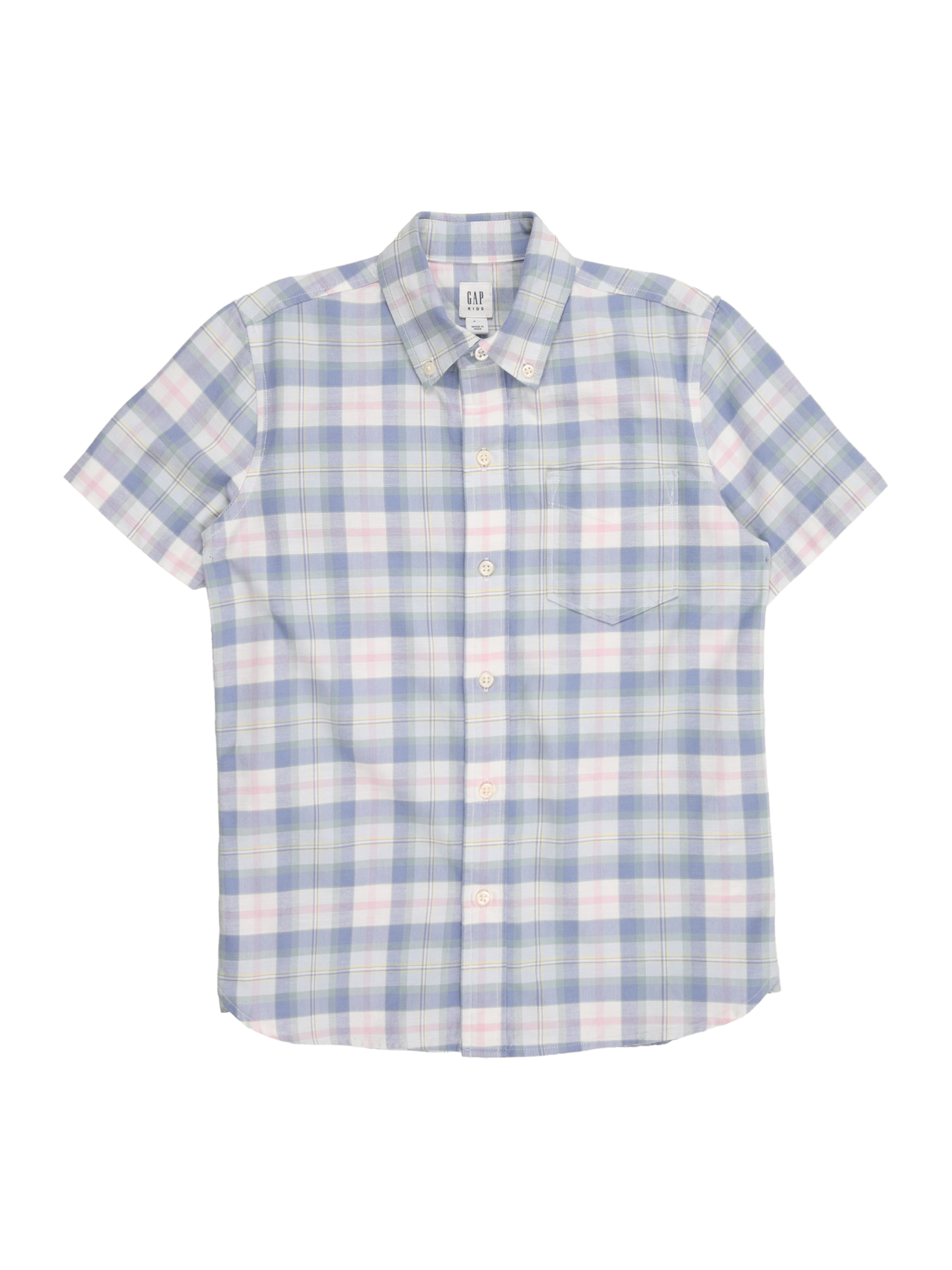 GAP Regular fit Πουκάμισο σε μπλε: μπροστά