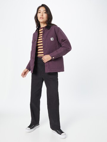 Carhartt WIP Between-Season Jacket 'Irving' in Purple