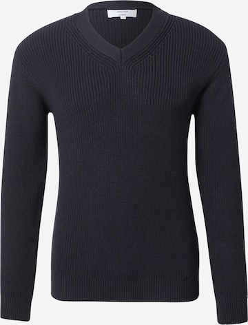 DAN FOX APPAREL Sweater 'Bilal' in Black: front