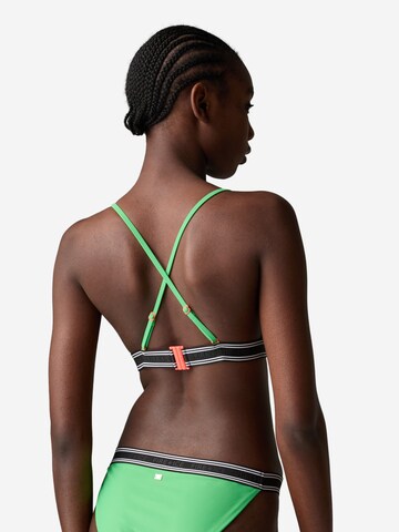 Bogner Fire + Ice Triangle Bikini Top 'Hanka' in Green