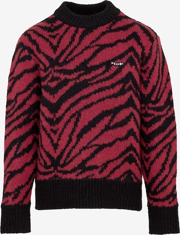 Volcom Sweater 'Zebra' in Purple: front