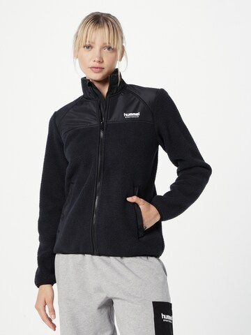 Hummel Fleecejacke 'MALIKAT' in Schwarz | ABOUT YOU