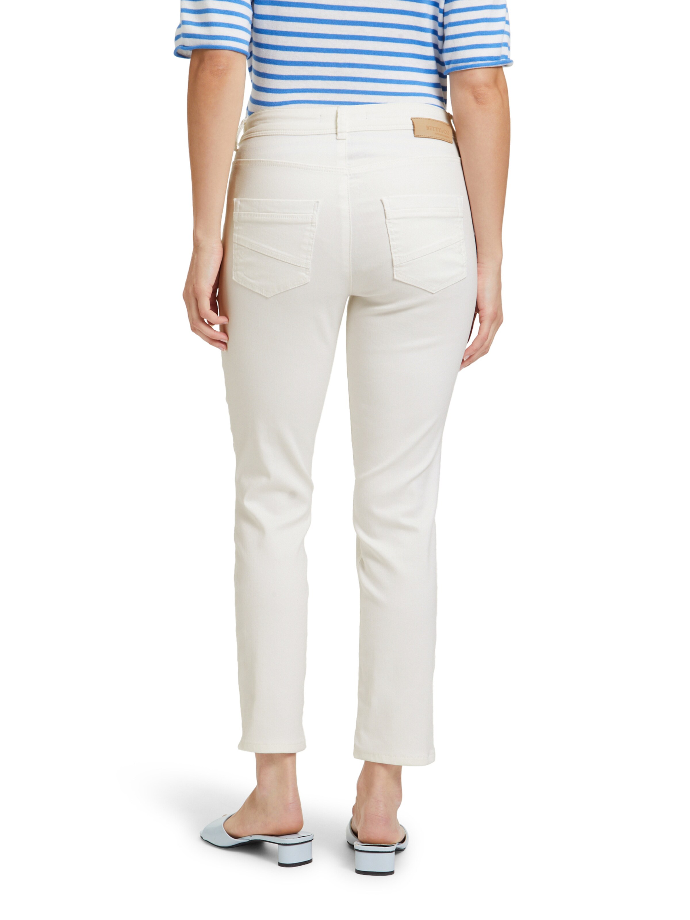 Betty & Co Slimfit Jeans in Wit