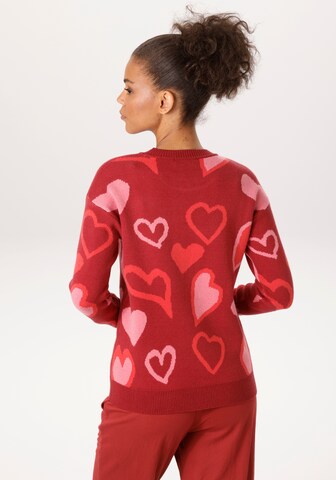 Aniston CASUAL Sweater in Red