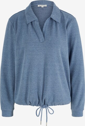 Sweat-shirt TOM TAILOR en bleu : devant