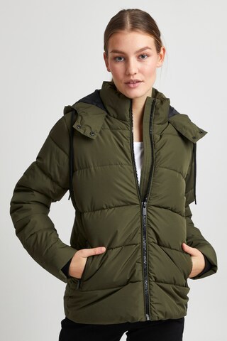 Veste d’hiver 'Sofina' Oxmo en vert : devant