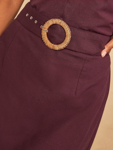 love & roses Skirt in Purple