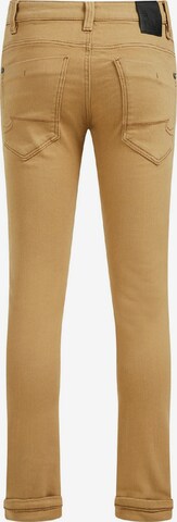 WE Fashion Slim fit Jeans in Beige