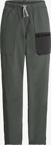 JACK WOLFSKIN Regular Outdoor trousers in Green: front