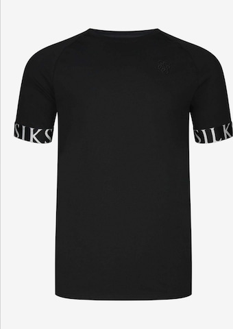 SikSilk Paita 'Tech' värissä musta: etupuoli