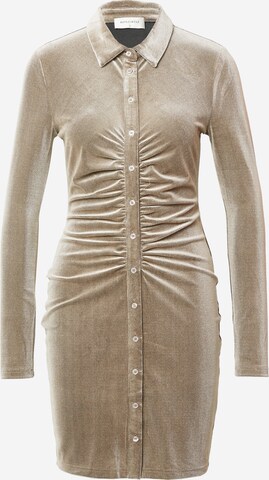 Robe-chemise 'ANGELICA' Rut & Circle en beige : devant