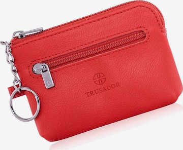 Trusador Schlüsselanhänger 'Milano' in Rot: Vorderseite