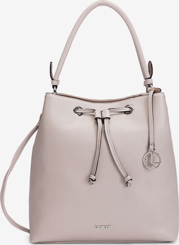 L.CREDI Pouch 'Ebony' in Grey: front