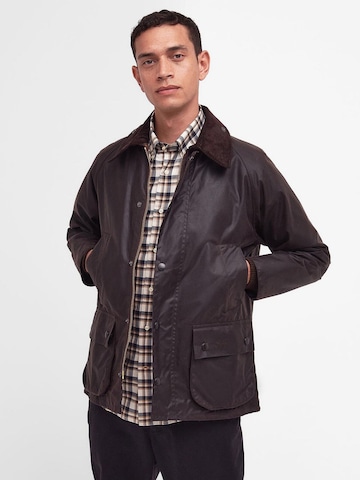 Barbour Winterjas 'Bedale' in Bruin: voorkant