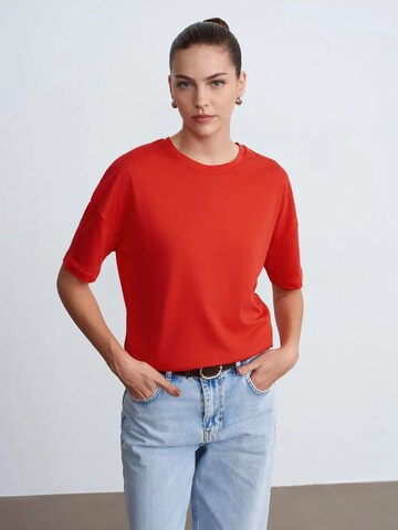 T-shirt Dilvin en rouge