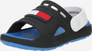TOMMY HILFIGER Sandals & Slippers in Black: front