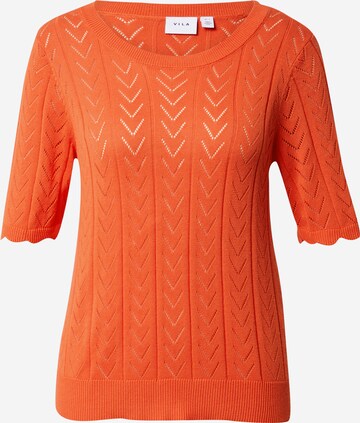 VILA Pullover 'Shelley' in Orange: predná strana