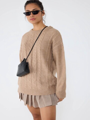 No Matter What Pullover in Beige