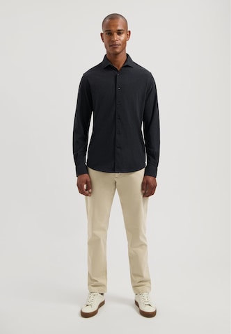 Dstrezzed Regular Fit Hemd 'The Kirk' in Schwarz