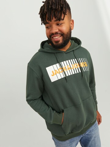 Jack & Jones Plus - Sudadera en verde