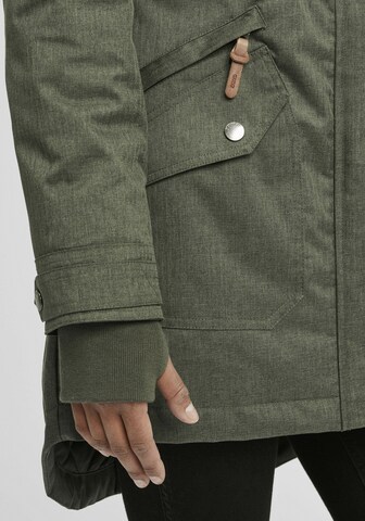 Oxmo Between-seasons parka 'Bella' in Green