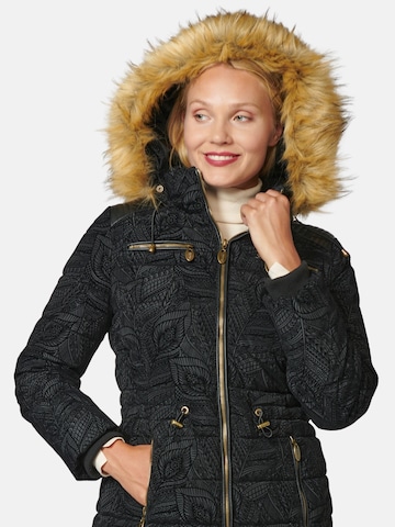 KOROSHI Winterjacke in Schwarz