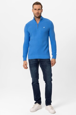 Pullover ' DIEGO ' di DENIM CULTURE in blu