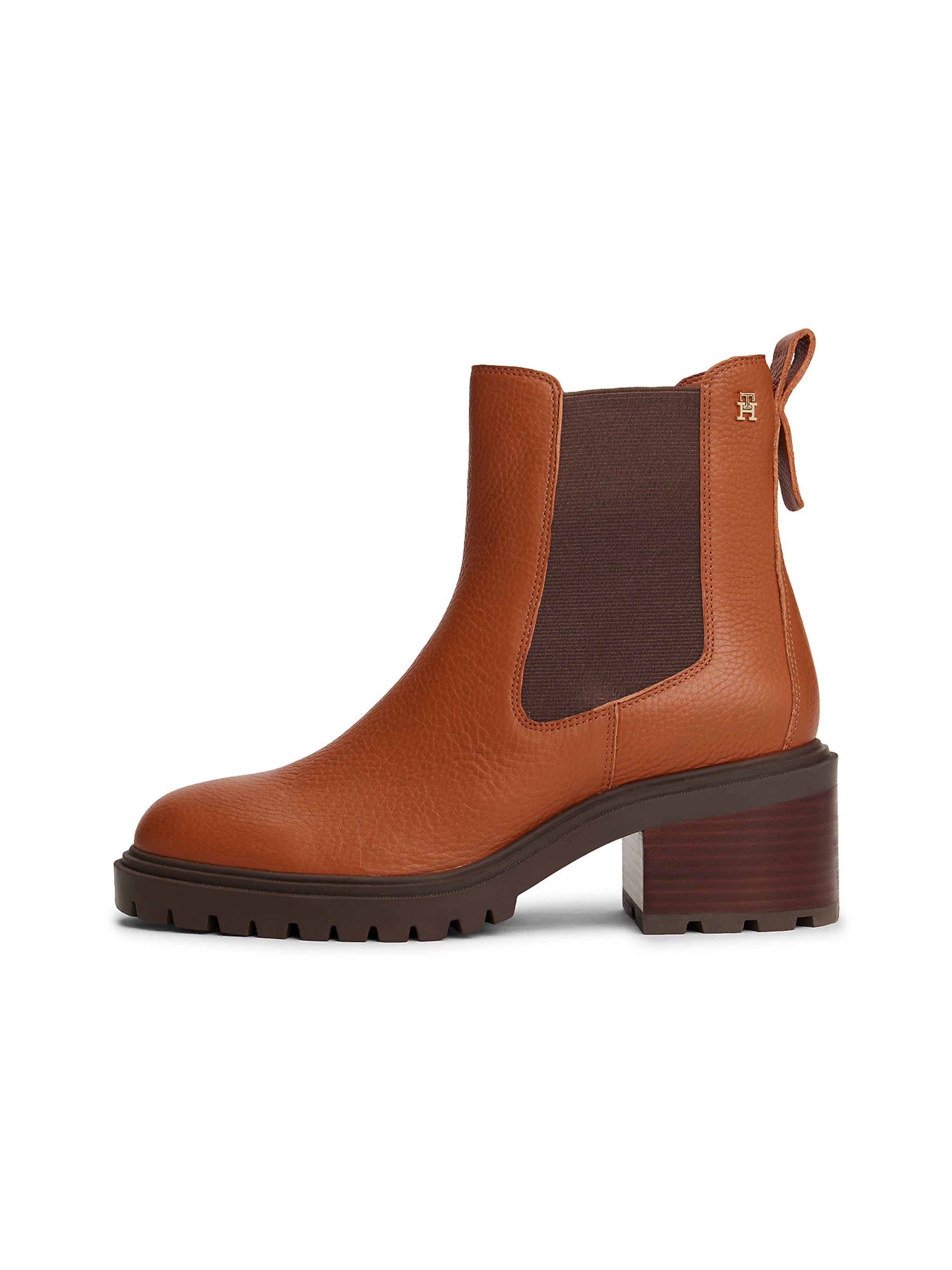 TOMMY HILFIGER Chelsea Boots in Braun: Vorderseite