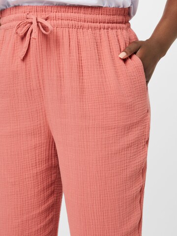 ONLY Carmakoma Flared Trousers 'Cartheis' in Pink