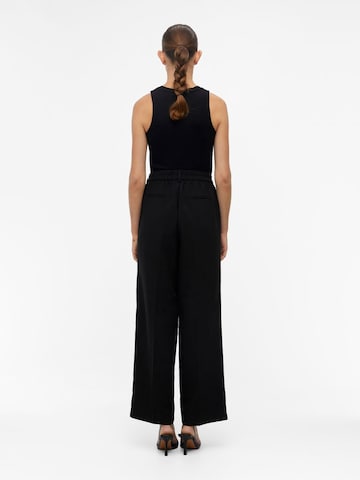 OBJECT Regular Pleated Pants 'Sigrid' in Black