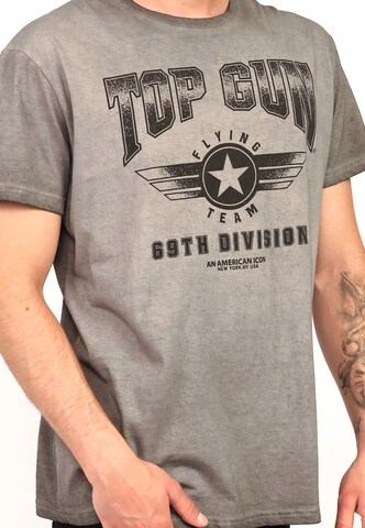 TOP GUN Shirt in Grey
