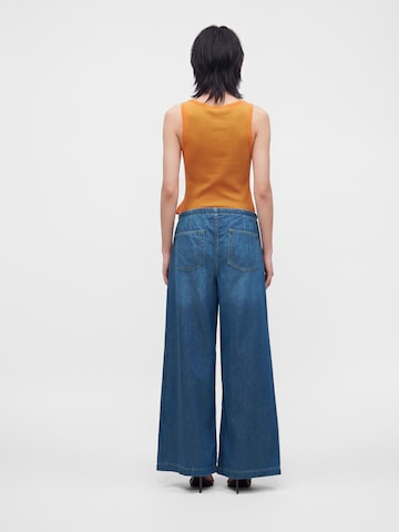 Wide leg Jeans 'EASY' de la GAP pe albastru