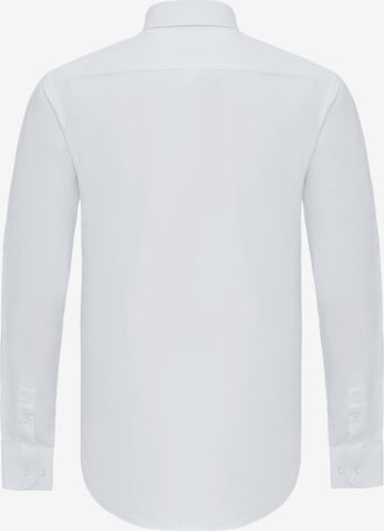 DENIM CULTURE - Regular Fit Camisa 'Jon' em branco