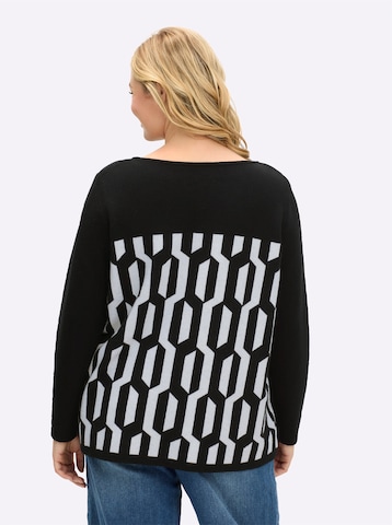 SHEEGO Pullover in Schwarz