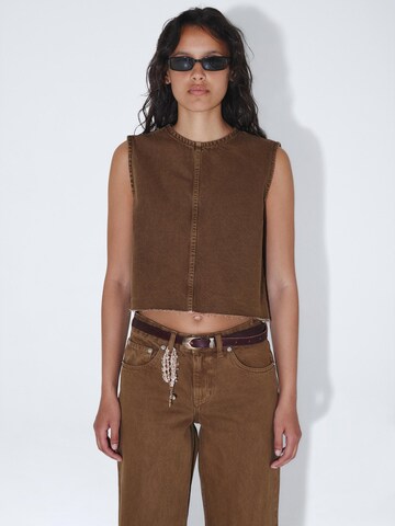 Dr. Denim Top 'Erin' in Bruin