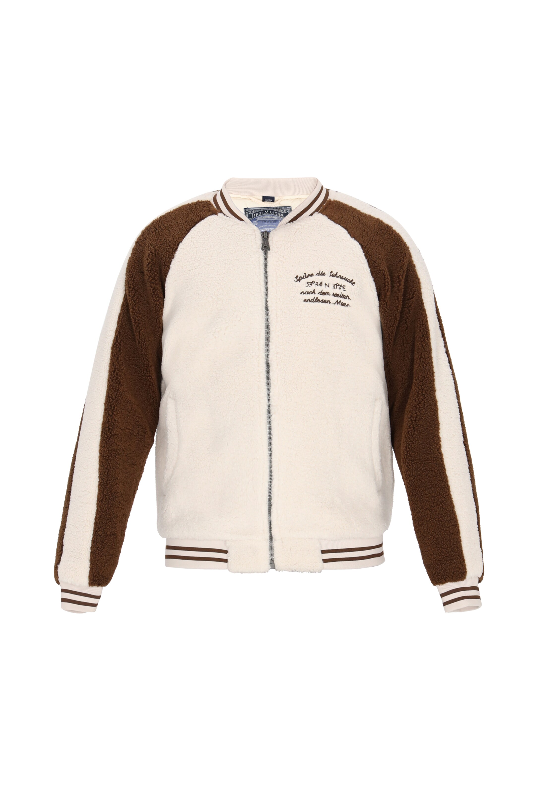 DreiMaster Vintage - Casaco meia-estação em branco: frente